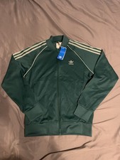 adidas Originals Superstar Track Top Jacket GREEN JC9922 Men's M New