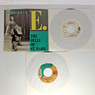 Sheila E. Set Of 3 Vinyl Record 45 The Glamorous Life Koo Koo + 1 More