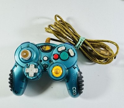 Mad Catz MicroCon Wired Controller Blue for Nintendo GameCube tested ML438