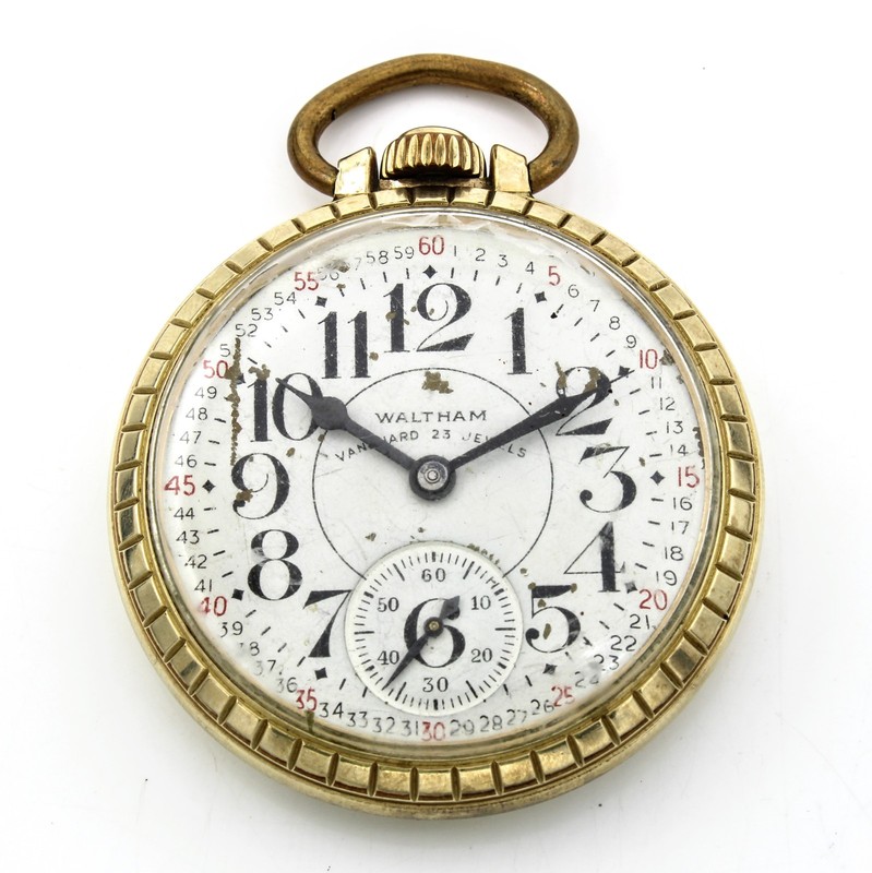 1953 Waltham Grade 1623 Montgomery Dial 16s 23j Mens Pocket Watch #WB5795-4