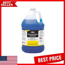 Chlorhexidine 2 for Horses Dogs, One Gallon 1 gallon, Blue