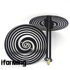 Ultra-wide Band Antenna 0.9-10GHz Equiangular Spiral  Circular Polarization IF