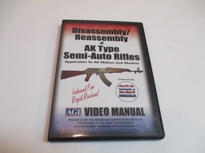 AGI Disassembly/ Reassembly of AK Type Semi Auto Rifles DVD Course # 7054 New!