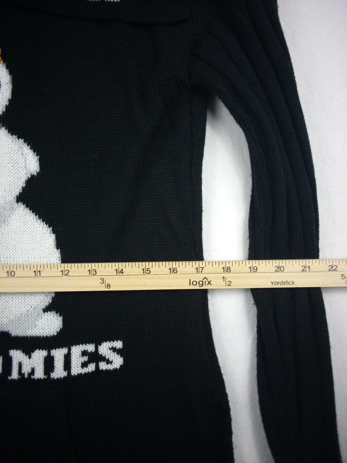 Ultra Flirt Women "Rollin With My Snowmies" Snowman Ugly Sweater Black, Size M