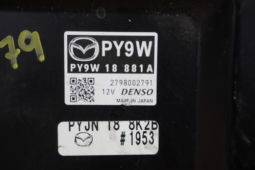 2017 Mazda 6 2.5L Engine Control Computer Module ECM ECU OEM PY9W18881A - Picture 6 of 7