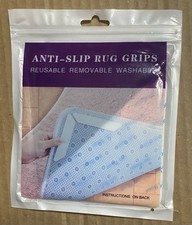 12Pcs. Grippers For Rug Double Sided,non Slip,l Rug Tape ,Washable Reusable.