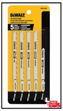 T-shank Jig Saw Blade Set (5-piece) | Dewalt Assortment Assorted Jigsaw Blades