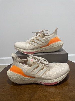Size 10 - adidas UltraBoost 21 Halo Ivory Ultra Pop W