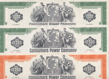 3 St&uuml;ck, CONSUMERS POWER COMPANY, Michigan 1974-1976