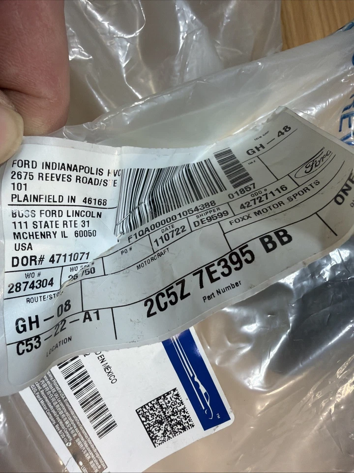 NEW OEM Ford 2003-2004 Lincoln Aviator Shift Select Control Cable 2C5Z-7E395-BB - Image 3 of 4