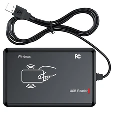 RFID Reader,125KHz/13.56Mhz Dual Frequency RFID Scanner Read 1326 Family Prox...