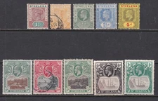 St Helena - Old Collection of Different High Value Stamps