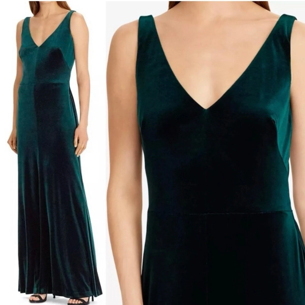 green velvet dress ebay Green Velvet Dress New With Tags