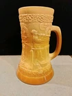 Fenton Chocolate Brown Slag, Glass  Blower Tankard Stein