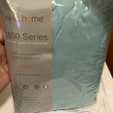 Swift Home 1800 Series XL Twin Sheet Set -Easy Care Wrinkle Free- NEW with Tags