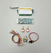 SUSTAINIAC STEALTH PRO KIT W GOLD LOOSE SWITCHES WHITE/GOLD HUMBUCKER DRIVER