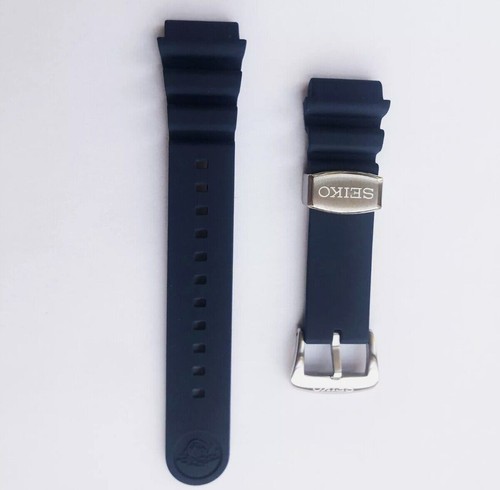 Bracelet Silicone Bleu 22mm Pour SEIKO SKX, 5 Sports, Prospex - Neuf Avec étiquettes