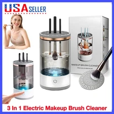 Electric Makeup Brush Cleaner Machine Portable Automatic USB Brush Cleaning Tool