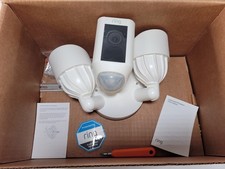 Ring Floodlight Cam Wired Plus Surveillance Camera - White