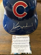Kerry Wood Chicago Cubs Signed Autograph Helmet COA