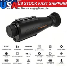 US GTGUARD Thermal Imager Hunting Imaging Monocular 384x288 Ai Super Resolution
