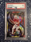 2024 Panini Premier Level Drake Maye Red Yellow Shock Prizm (RC) PSA 9 MINT