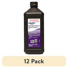 Equate 3 Hydrogen Peroxide Liquid Antiseptic - 32 fl oz, Pack of 12
