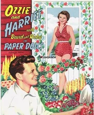 VINTAGE UNCUT 1954 OZZIE & HARRIET PAPER DOLLS~#1 TOP REPRODUCTION~#1 SELLER