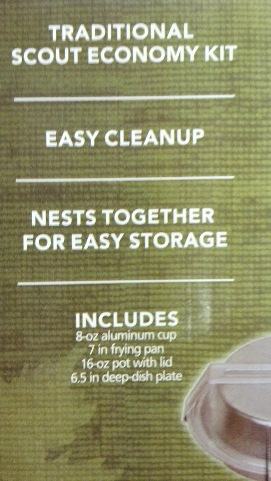 Coleman, MESS KIT, 5 PIECE ALUMINUM, SCOUT KIT, EASY CLEANUP, EASY STORAGE - Image 3 of 4