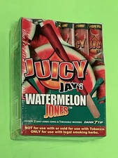 Free Gift🎁Juicy Jay’s Watermelon🍉Jones 48 Hemp Cones Wooden Dank 7 Tip 24tubes