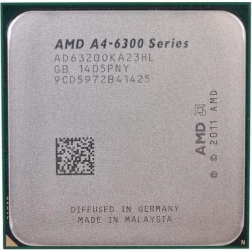 AMD A4-Series A4-6320, FM2, 4.0 GHz, DDR3-1600, GPU Radeon HD, AD6320OKA23HL - Bild 1 von 1