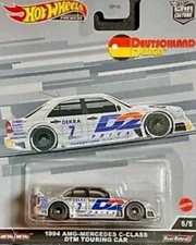Hot Wheels Premium 1994 AMG-Mercedes C-Class DTM Touring Car Deutschland 5/5 NIP
