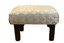 vintage rectangle cube footstool ottoman footrest upholstery fabric