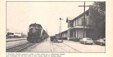 Simi Valley Station Final Run For Messages By Southern Pacific Vtg Mag Excerpt