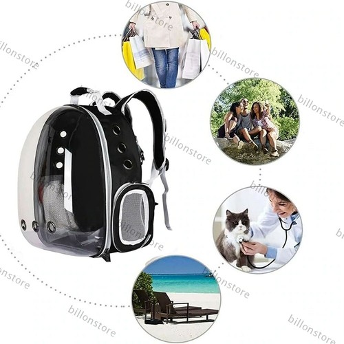 1/2xHaustier Tragetasche Transportrucksack Rucksack Katzen Hunde Atmungsaktiv DE - Bild 9 von 15