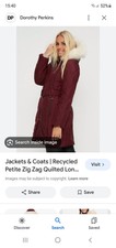 4 X Dorothy Perkins Zigzag Lux Padded Jackets New With Tags Size 18