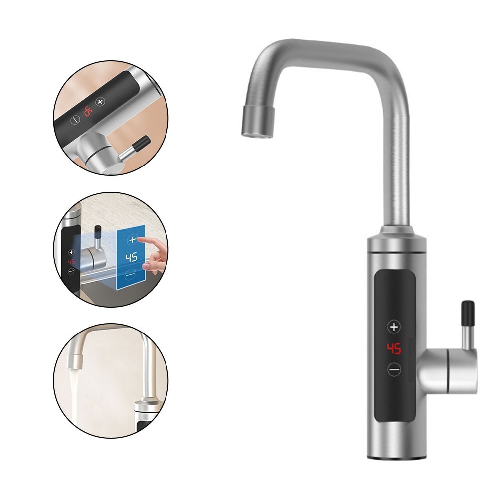 Waterproof Electric Heating Faucet with Intelligent Digital Display