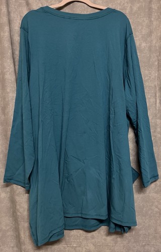 Gr.5X Isaac Mizrahi Live Soho Tunika Oberteil Strick A451985 türkis grün - Bild 5 von 5