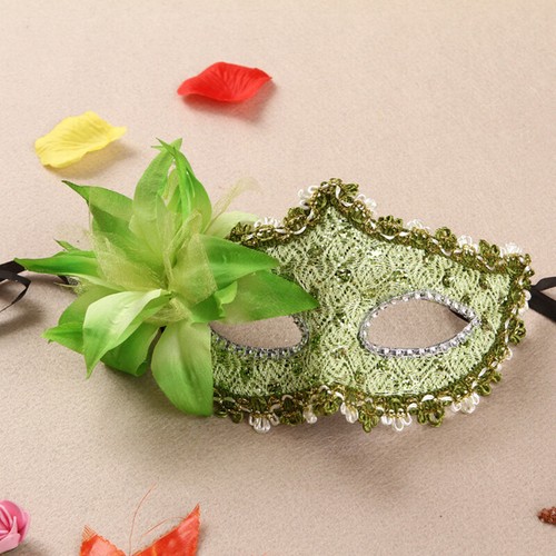 Feather Lace Masquerade Eye Mask Venetian Party Ball Carnival Party Fancy Dress - Picture 75 of 76