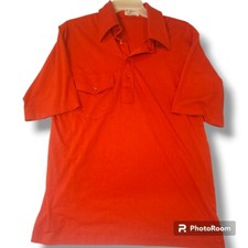 Vintage Lee Active Sportswear Short Sleeve Polo Red Size Large Made in USA