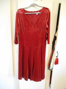 coldwater creek velvet dress
