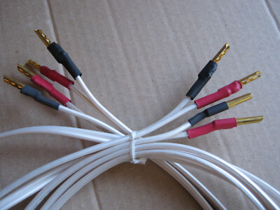 2x2m Lautsprecherkabel QED Balanced Design Concept konfektioniert m. Hohlbananas