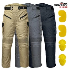 RIDERACT® Men Cordura Motorcycle Pant TARZAN Waterproof Motorbike Riding Trouser
