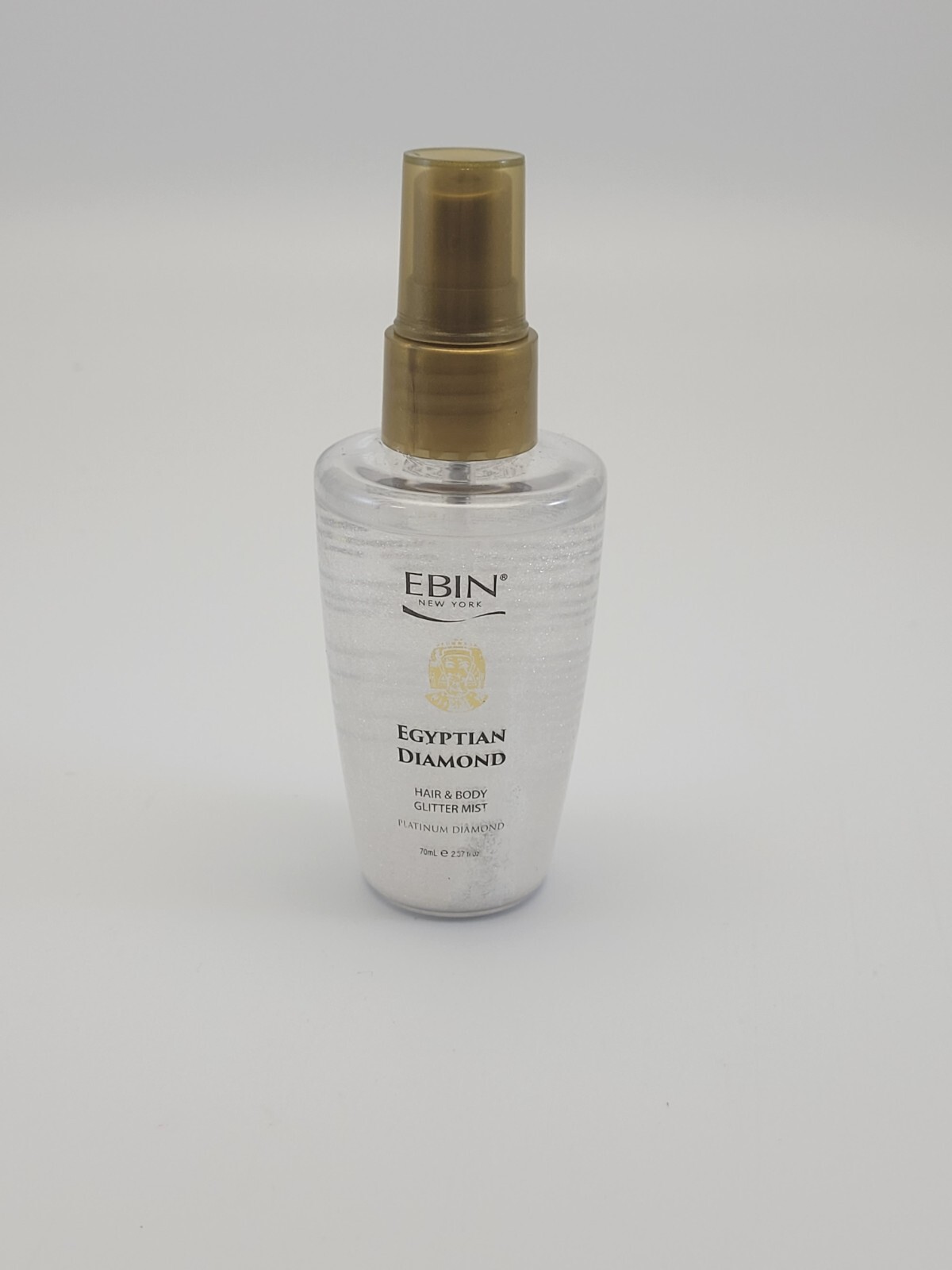 Ebin Egyptian Diamond Hair & Body Glitter Mist Spray Platinum Diamond