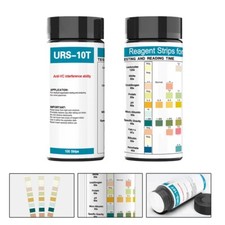 100 Strips URS-10T Urinalysis Reagent Strips 10 Parameters Urine Body Test Strip