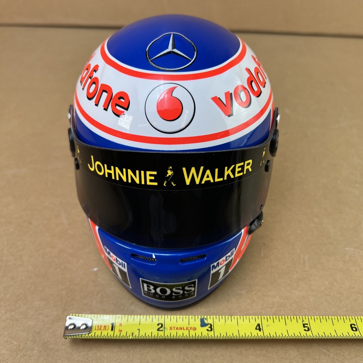 Mclaren Mercedes Johnnie Walker Vodafone Santander Boss Arai