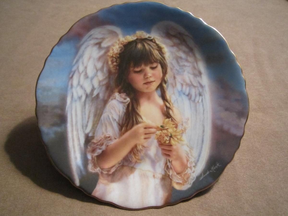 ANGEL OF LOVE collector plate SANDRA KUCK Precious Angels CHILD | eBay