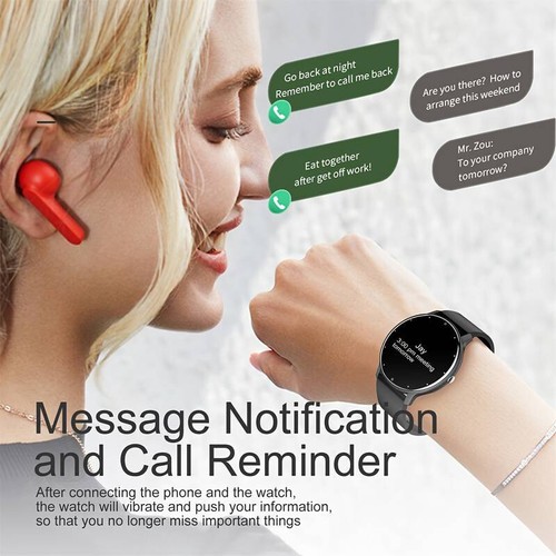 Smart Watch Fitness Tracker Men Women Sport Watches Heart Rate Bluetooth Call UK - Picture 2 of 27