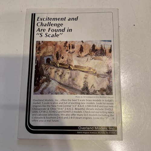 Railroad Model Craftsman Magazine Oct 1985 Todays Freight Cars Yesterdays Steam - Picture 8 of 8