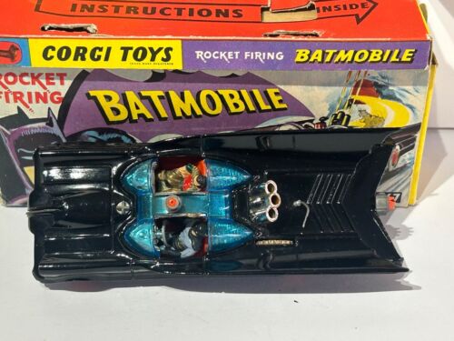 Corgi toys 267 Batmobile, Boxed, Original, Vintage, Rare, VNM, 1960's - Picture 10 of 24